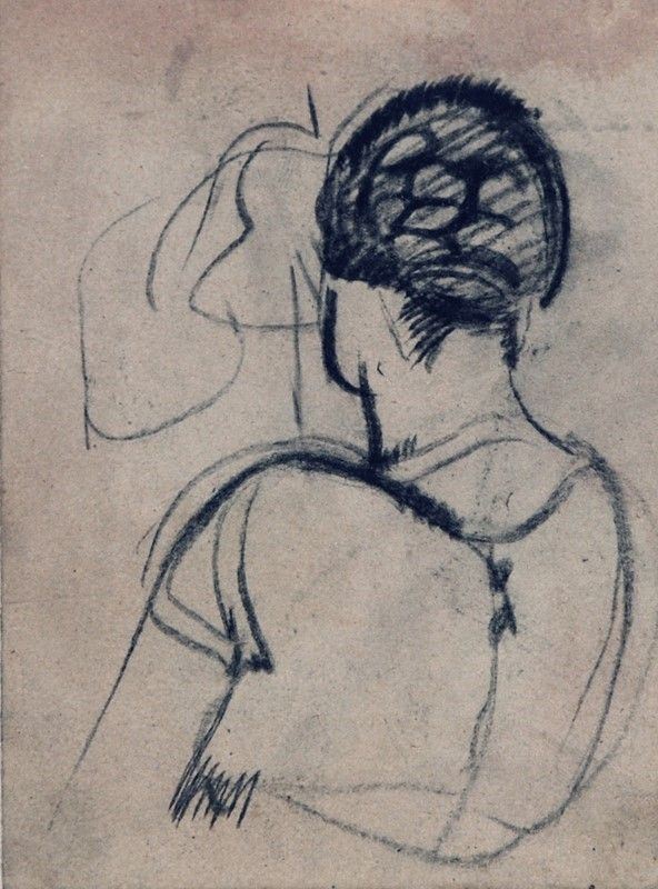 Arturo Checchi - Donna di spalle