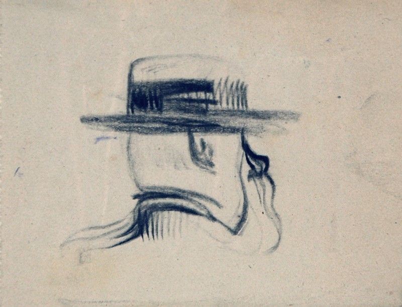 Arturo Checchi - Uomo con Cappello