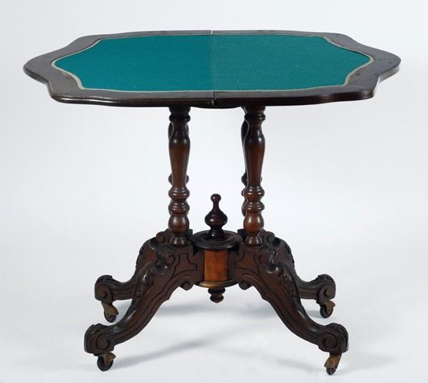 Tavolino da gioco  - Asta House sale - Da un'importante collezione napoletana - Galleria Pananti Casa d'Aste