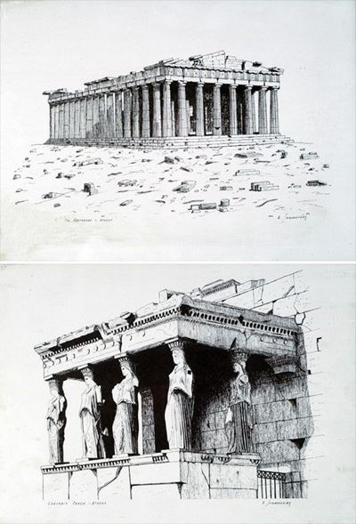 Partenone; Cariatidi del Portico del Partenone
