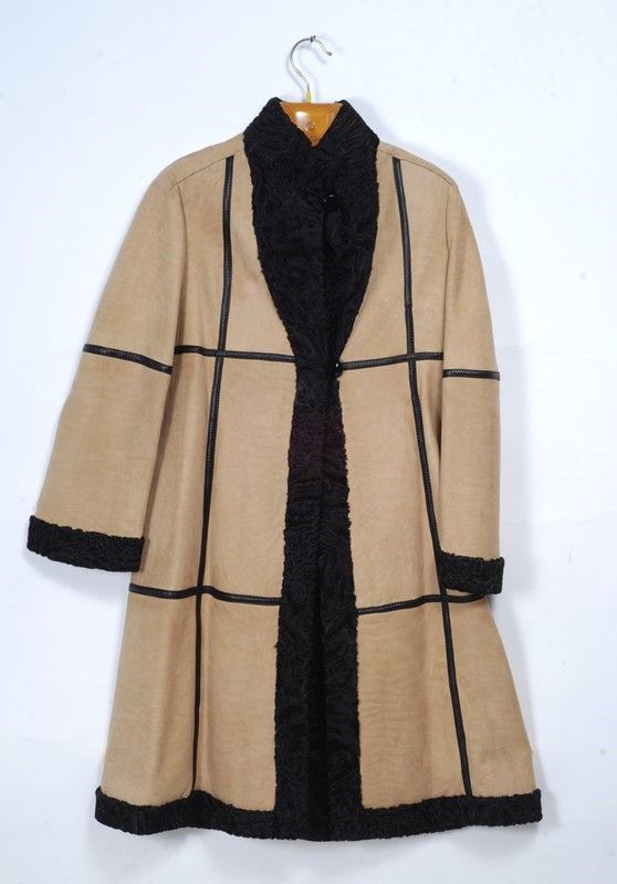 Cappotto di persiano swakara reversibile