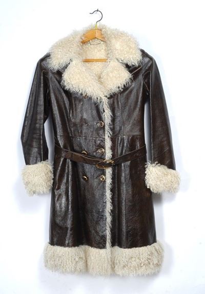 Cappotto Finta Pelle con Interno in Mongolia