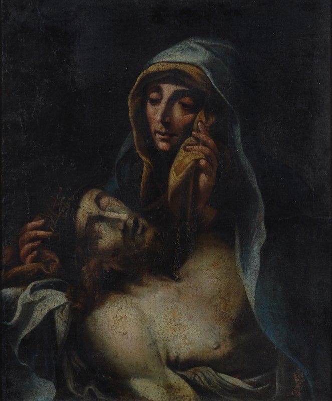 Scuola Spagnola, XVII Sec. - Pietà