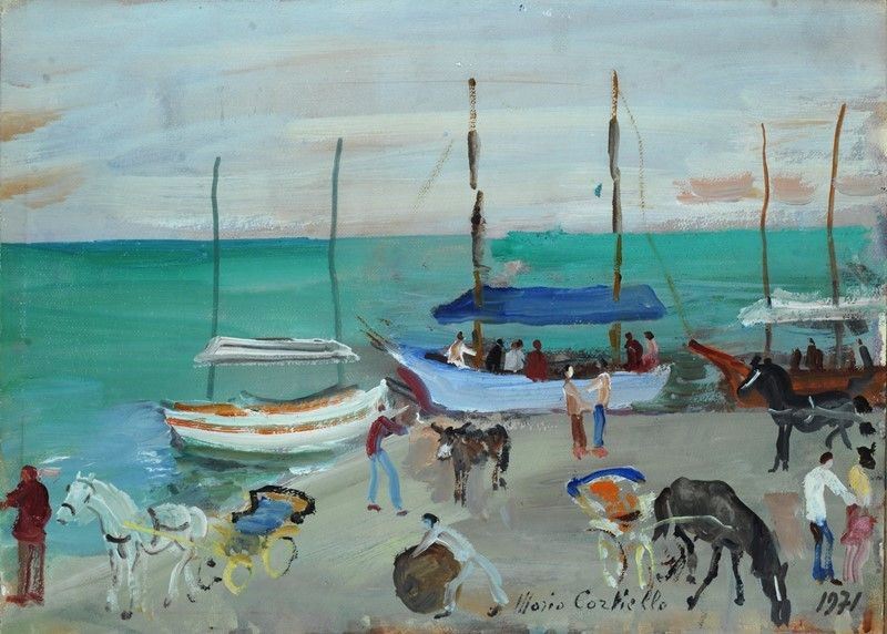Mario Cortiello - Carrozzelle a Procida