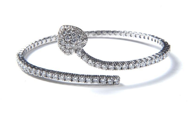 Bracciale Tennis Torchon Rigido