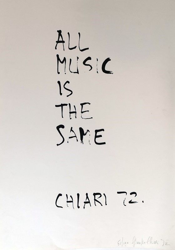 Giuseppe Chiari - All Music Is The Same