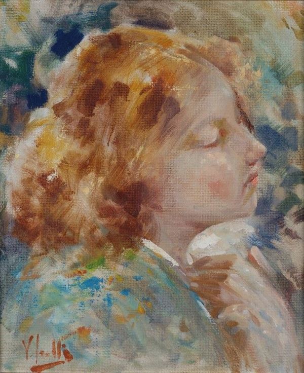 Vincenzo Irolli - Testa di fanciulla