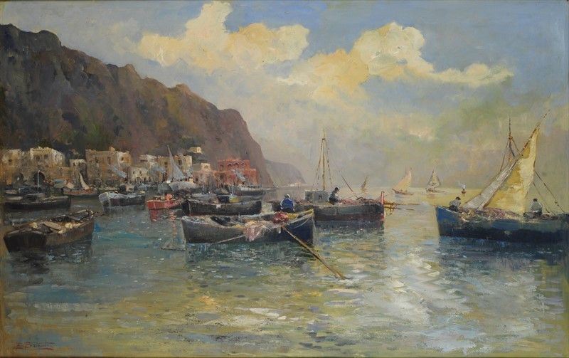 Ezelino Briante - Paesaggio Costiero