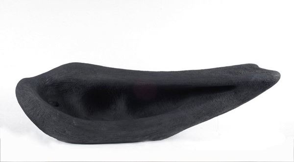 Guy Robert Lydster : La balena  - Creta raku - Asta Edizioni e multipli di arte contemporanea - Galleria Pananti Casa d'Aste