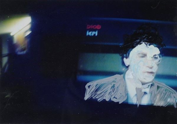 Mario Schifano : Senza titolo  - Pennarelli su foto - Auction STORART - ARTE MODERNA E CONTEMPORANEA - IV - Galleria Pananti Casa d'Aste