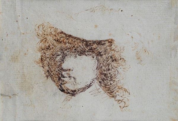 Scuola Olandese, XVII - XVIII sec. : Ritratto  - Inchiostro su carta  - Auction STORART - I - Galleria Pananti Casa d'Aste
