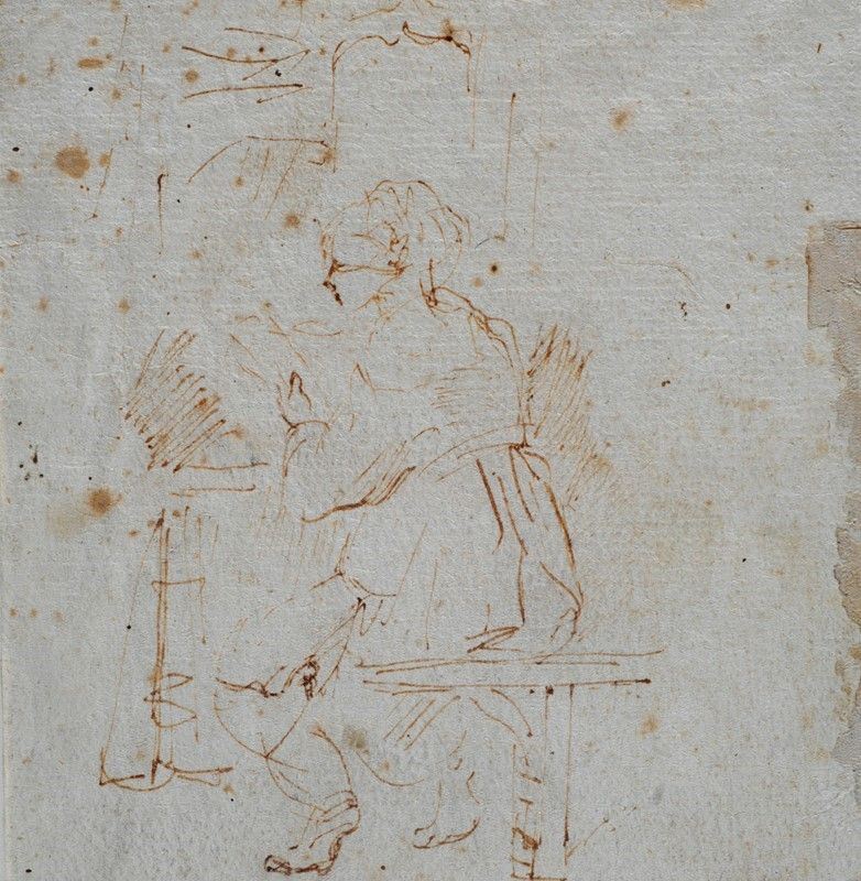 Scuola Italia Centrale, XVI Sec. - Studio di Figura