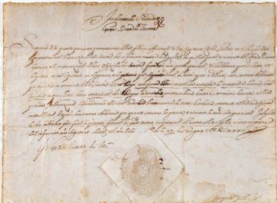 Lettera Autografa di Ferdinando II Granduca di Toscana Datata 1632