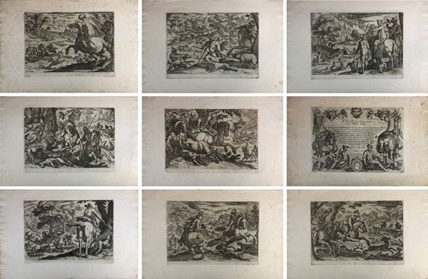Antonio Tempesta - Diverse cacce di animali