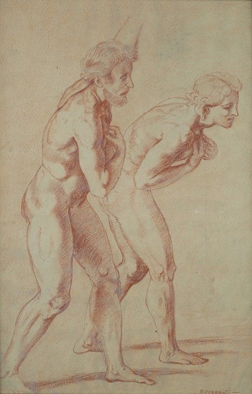 A. Ferranti - Fuga dal Paradiso (da Raffaello)