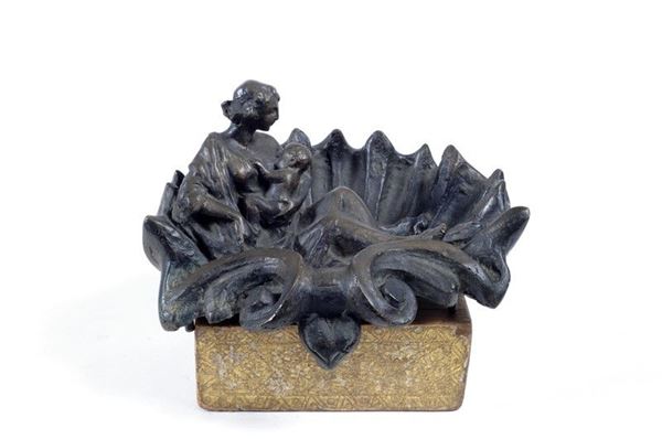 Anonimo, XX sec. : Maternità  - Bronzo - Auction UNA PREZIOSA COLLEZIONE TOSCANA - Galleria Pananti Casa d'Aste