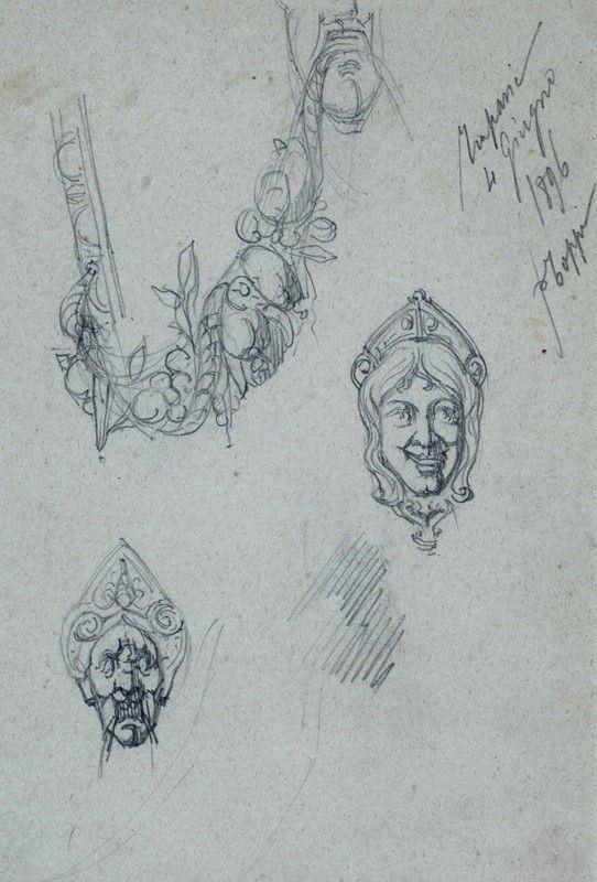 Pietro Toppi - Studio per Battenti del Duomo di Milano