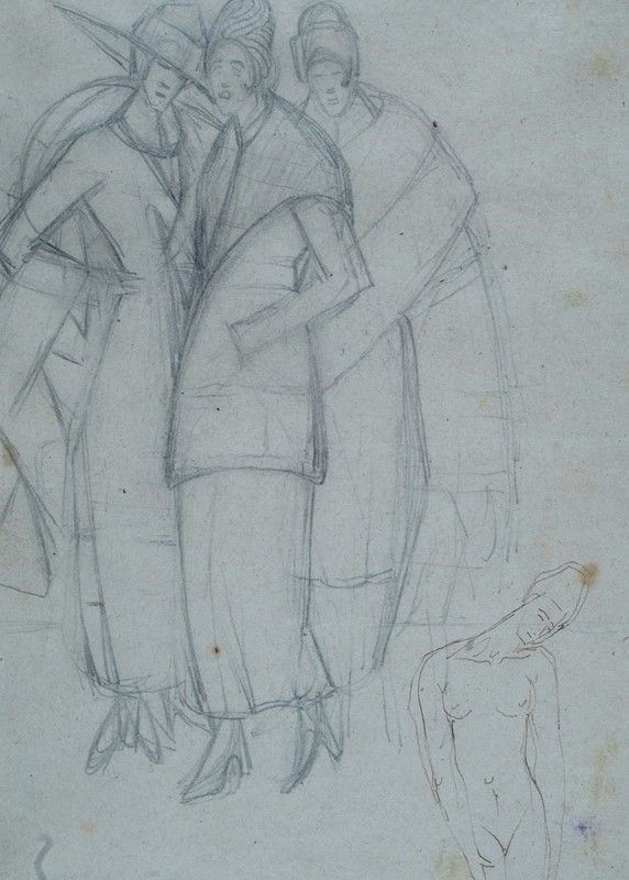 Federigo Angeli - Studio di Figure