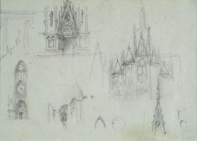 Milano Duomo, Studio di Guglie