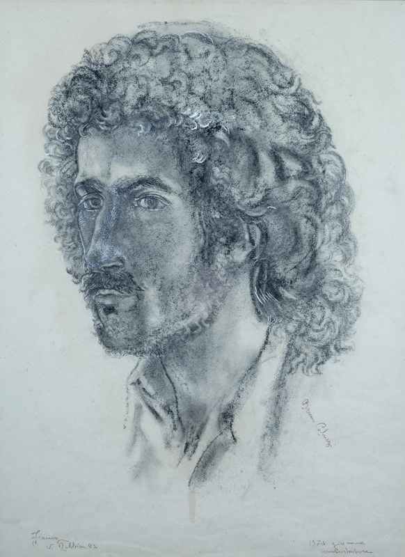 Bruno Catarzi - Ritratto di giovane contestatore