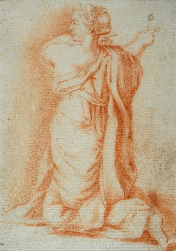 Anonimo, XIX sec. :  Da Raffaello  - Sanguigna, - Auction UNA PREZIOSA COLLEZIONE TOSCANA - Galleria Pananti Casa d'Aste