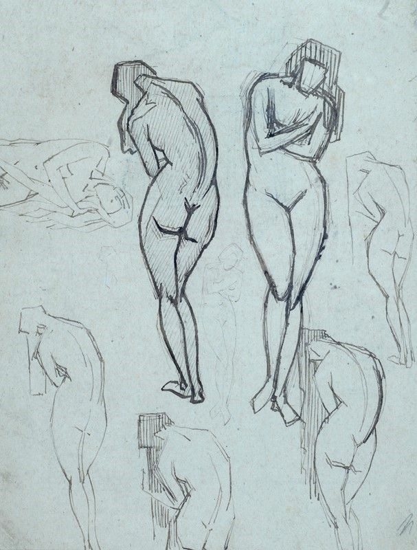 Federigo Angeli - Studio per Nudi