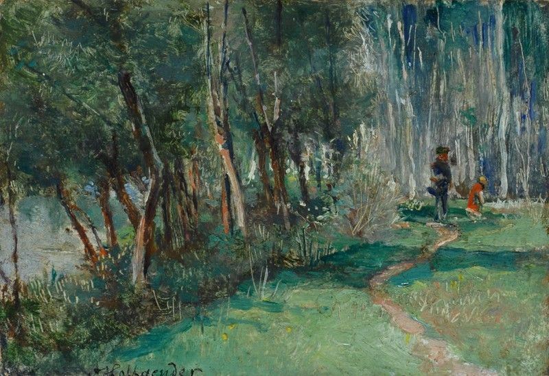 Alfonso Hollaender - Figura nel Bosco