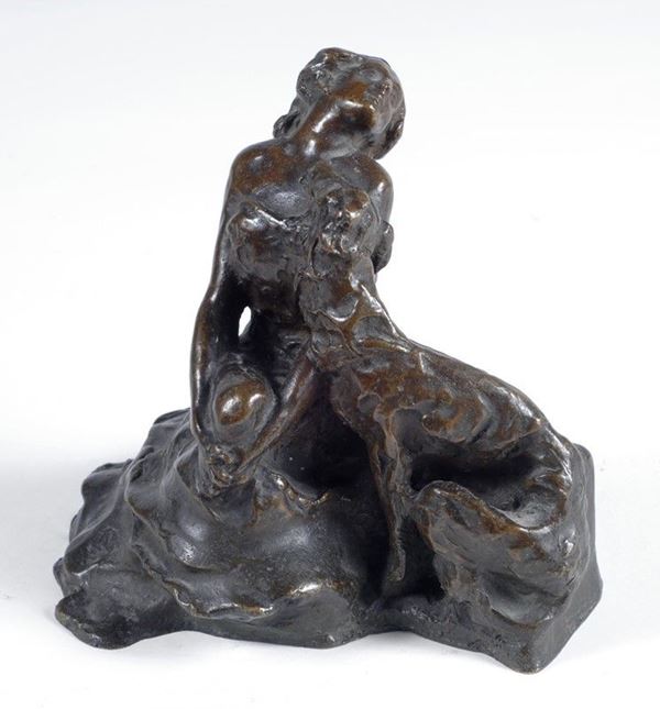 Anonimo, XX sec. : Diana  - Bronzo - Asta ARREDI E OGGETTISTICA - Galleria Pananti Casa d'Aste