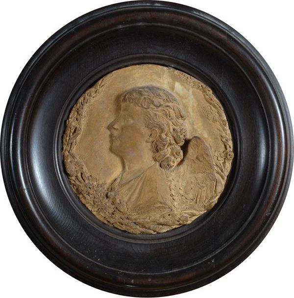 Amalia Dupr&#233; : Angelo  - Terracotta - Auction UNA PREZIOSA COLLEZIONE TOSCANA - Galleria Pananti Casa d'Aste