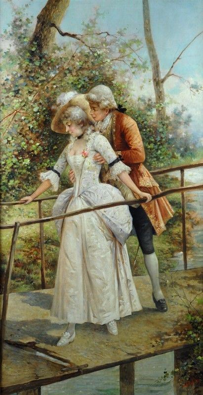 D. Lori : Scena galante  - Olio su tela - Auction STORART - UNA PREZIOSA COLLEZIONE TOSCANA - II - Galleria Pananti Casa d'Aste