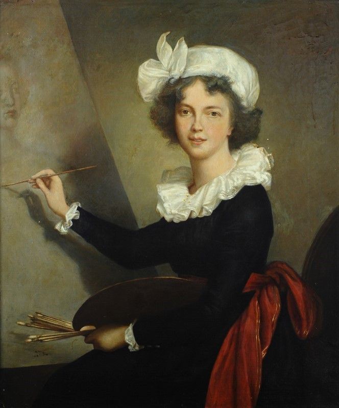 Anonimo, XIX Sec. - Autoritratto di Elisabeth Vigee le Brun