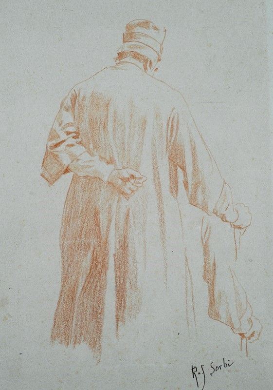 Raffaello Sorbi - Figura di Spalle