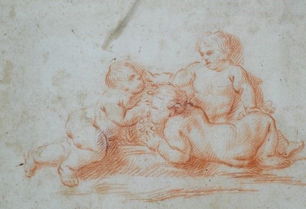 Anonimo, fine  XVIII sec. : Putti  - Auction ANTIQUARIATO - Galleria Pananti Casa d'Aste