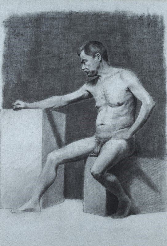 G. Castellucci : Nudo  - Matita su carta - Asta STORART - UNA PREZIOSA COLLEZIONE TOSCANA - II - Galleria Pananti Casa d'Aste