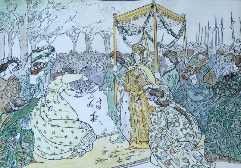 Anonimo, XX Sec. - Processione del Re