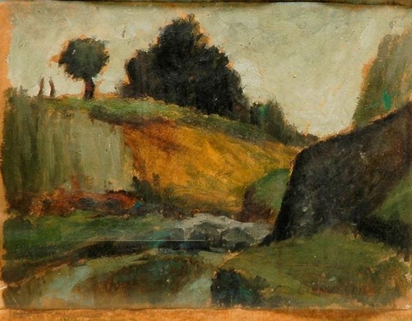 Anonimo, fine XIX sec. - Paesaggio