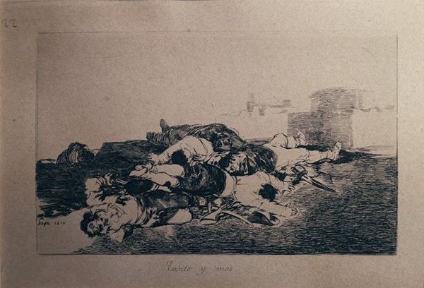 Francisco Goya y Lucientes : Tanto y mas  (1810)  - Acquaforte - Asta Antiquariato - I - Galleria Pananti Casa d'Aste