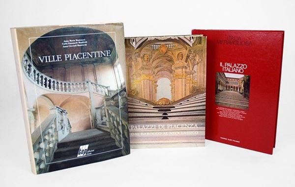 Lotto composto da tre volumi di soggetto architettonico  - Auction art books - Galleria Pananti Casa d'Aste