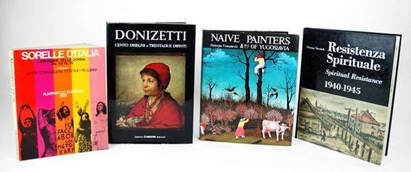 Lotto composto da quattro volumi  - Auction art books - Galleria Pananti Casa d'Aste
