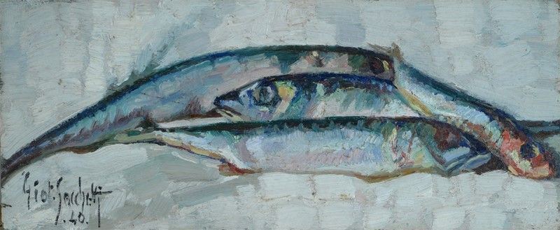 Giotto Sacchetti - Natura Morta con Pesci