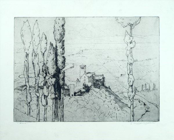 Emilio Mazzoni-Zarini - Assisi
