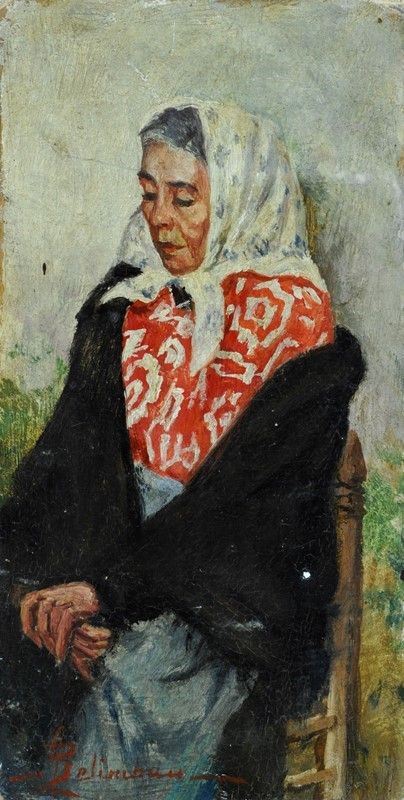 Adolfo Belimbau - Donna Seduta