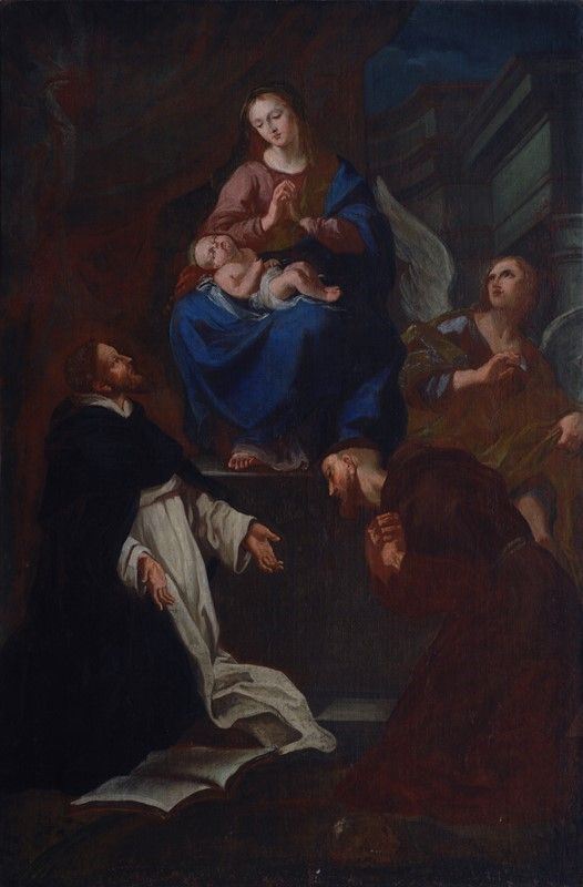 Attr. a Giuseppe Parenti : Vergine con Bambino e Santi  ((1748))  - Olio su tela - Auction Antiquariato - I - Galleria Pananti Casa d'Aste