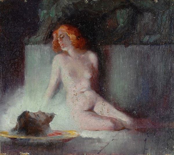 Anonimo, fine XIX - inizio XX sec. - Salomè con la testa del Battista