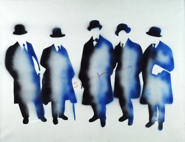 Mario Schifano : Senza titolo  (1974-75)  - Smalto su tela - Auction Arte Moderna e Contemporanea - III - Galleria Pananti Casa d'Aste
