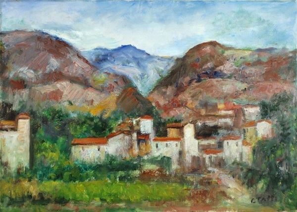 Anonimo, XX sec. - Paesaggio montano