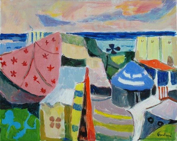 Enrico Paulucci : Senza titolo  - Olio su tela - Auction Arte Moderna e Contemporanea - III - Galleria Pananti Casa d'Aste