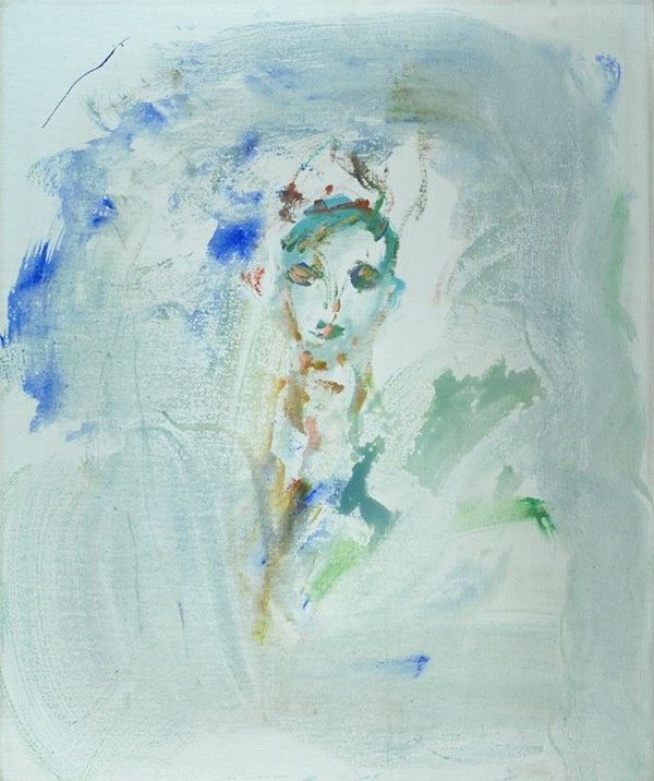 Ernesto Treccani : Volto  - Olio su tela - Auction Arte Moderna e Contemporanea - III - Galleria Pananti Casa d'Aste