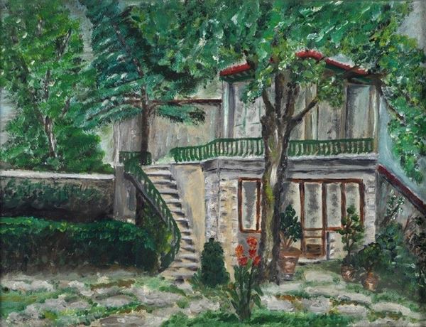 Anonimo, XX sec. - Villa di campagna