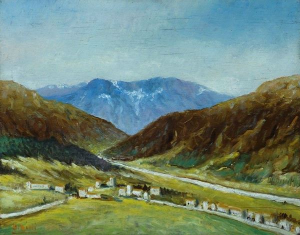 Ugo Bini - Paesaggio montano